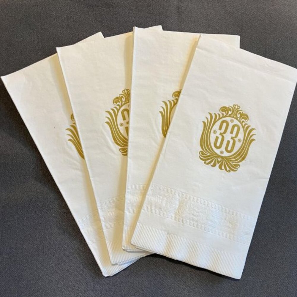 Official Disneyland Club 33 Paper Napkins